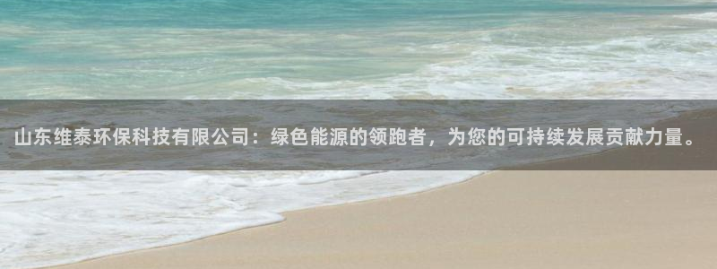 山东维泰环保科技有限公司：绿色能源的领跑者，为您的可持续发展贡献力量。